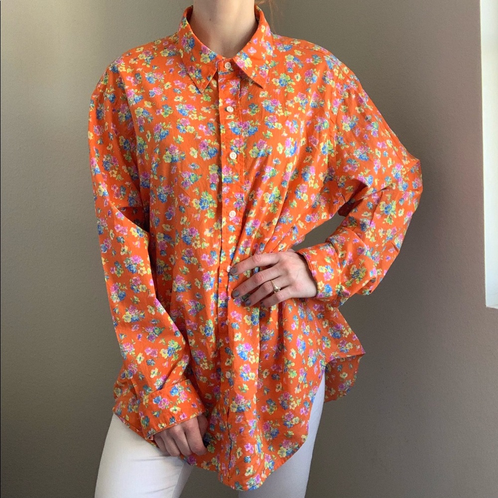 Ralph Lauren Blue Label Floral Button Up Shirt